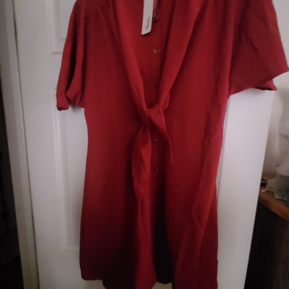 Glam brand dress, large, wine color